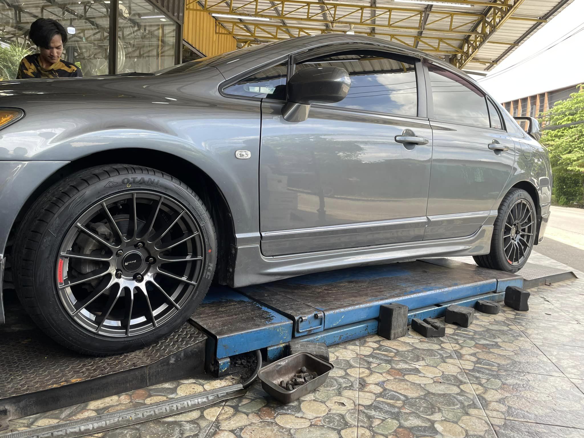 🚘 #HONDA_CIVIC❤️ #ล้อแม็กซ์ใหม่ #EmotionR_RSR 17X7.5 ET35 5X114.3 DG