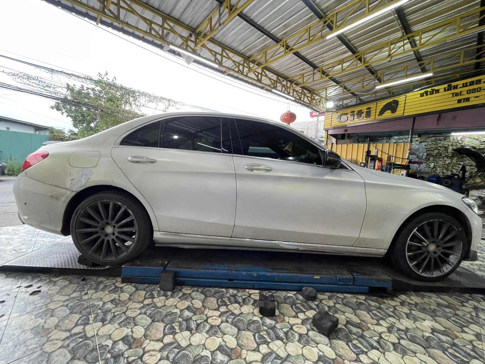 🚗#BENZ_C350e เปลี่ยนยาง 🛞#ยางจีที #ยางสปอร์ตสมรรถนะการขับขี่สูง 🛞 🛞#Giti_SportS2 225/40R19