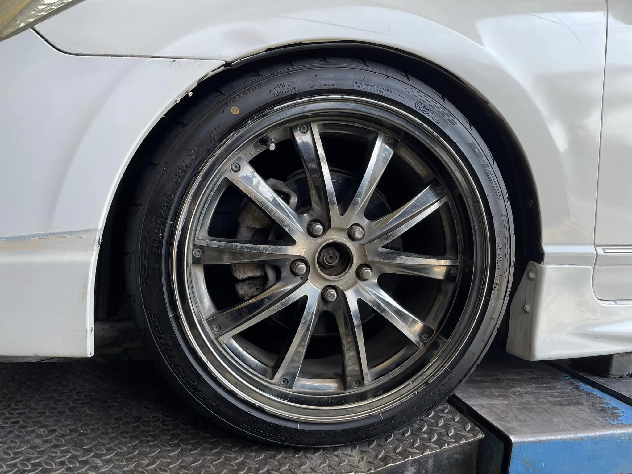 🛞❤️ #HONDA_CIVIC 🚘เปลี่ยนยาง 🛞🐘#LENSO_D-1GP_225/40R18 ❤️ 🛞