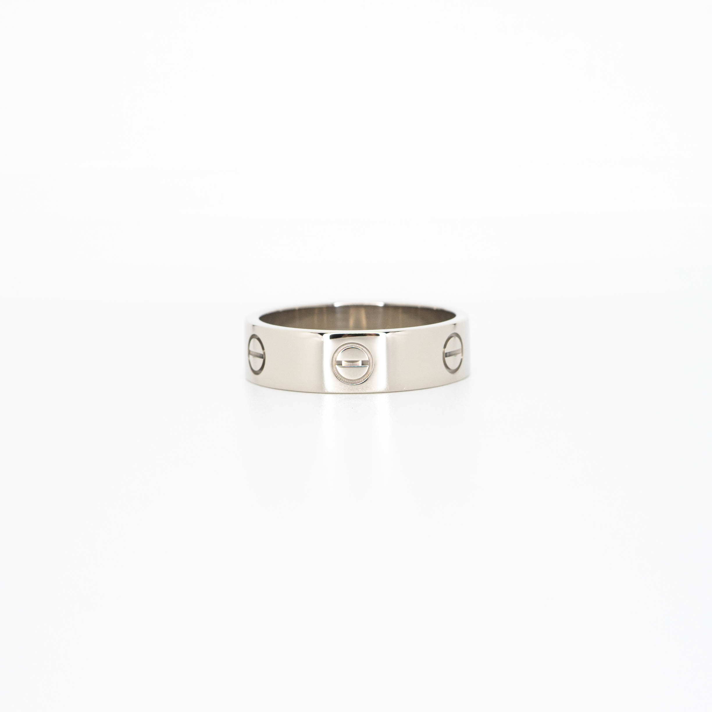 แหวน Cartier Love ทองขาว18K ไซส์ 62# (Used)