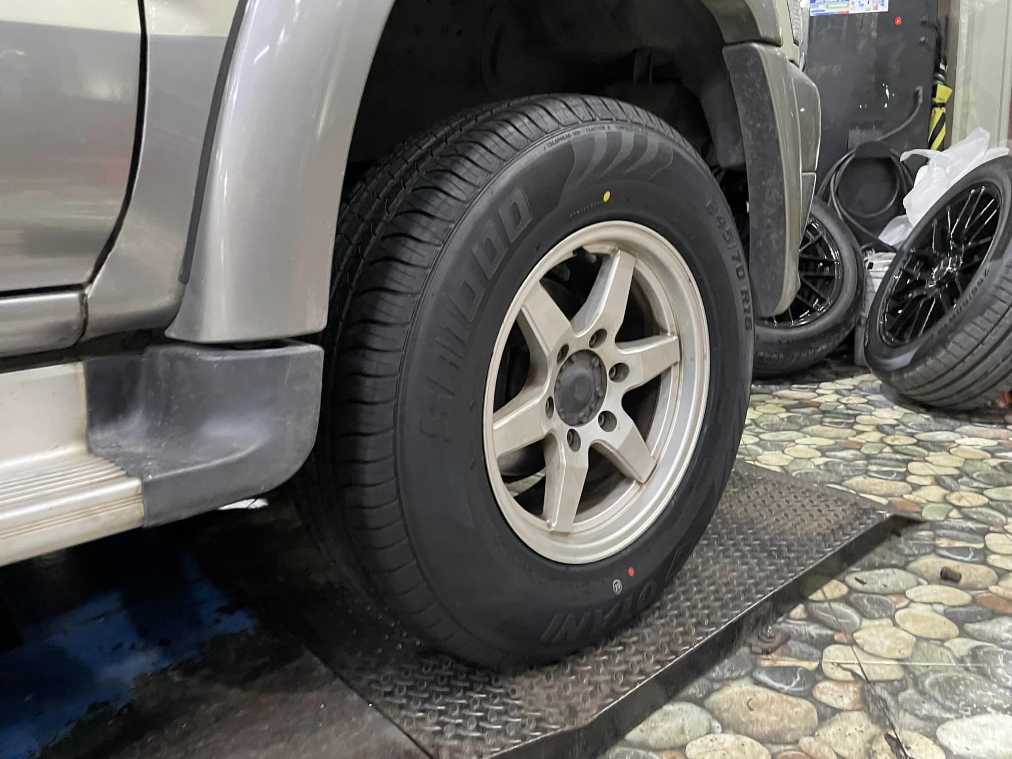 🚘 #TOYOTA_SPORT #RIDER เปลี่ยนยาง #OTANI #SA1000 245/70R16