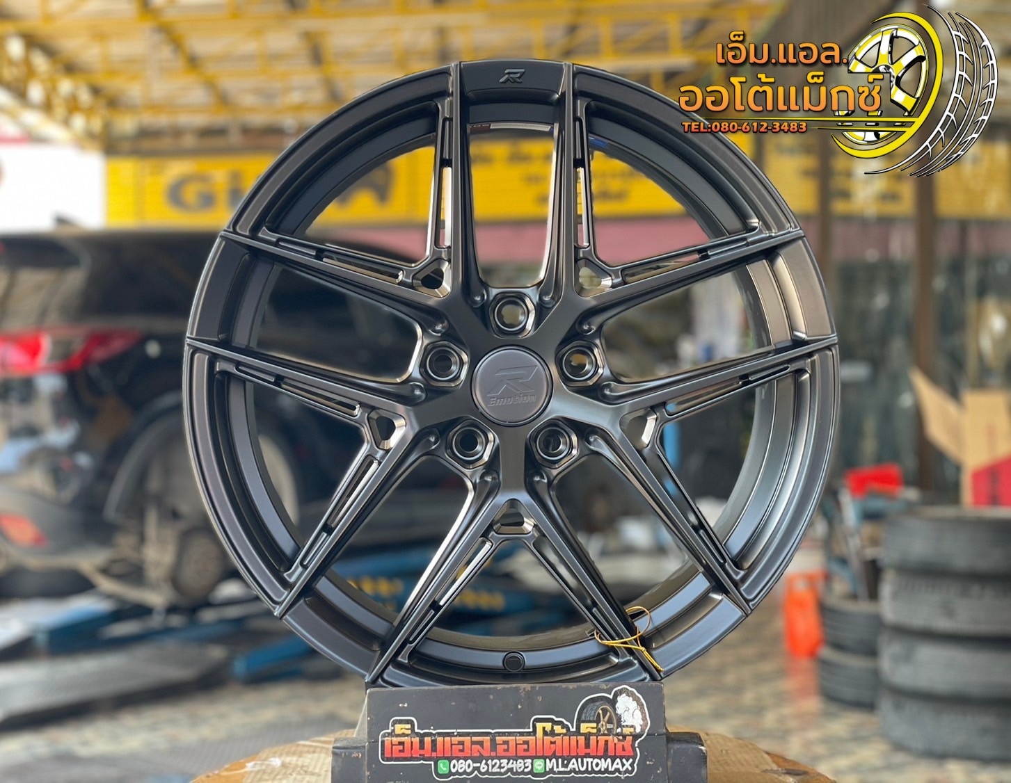 ล้อแม็กซ์ใหม่ ขอบ18 #EmotionR Model #VS2 18x8.5 ET35 5x114.3 สีดำเงา