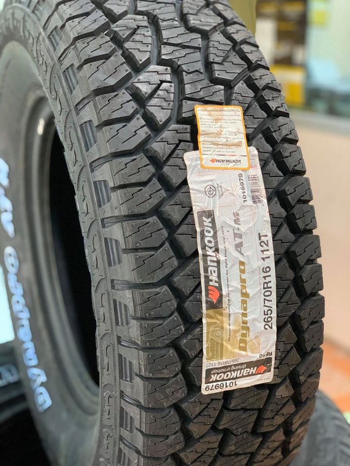 Hankook DynaproAT-M 265/70R16 ยางAll Terrain ตัวหนังสือสีขาว