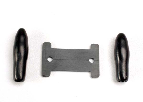 1926 Antenna caps, vinyl (2)/ antenna spool