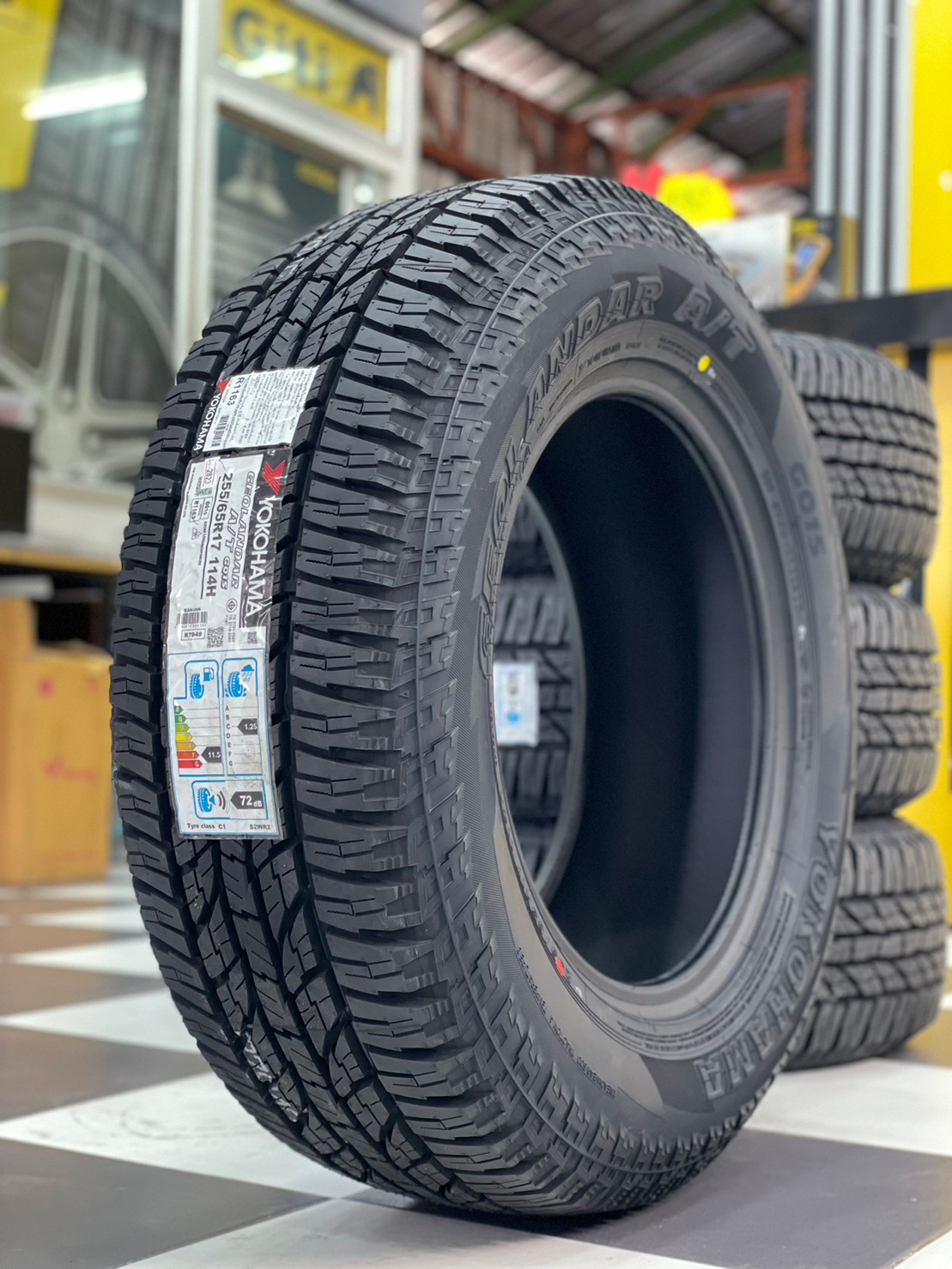 YOKOHAMA GEOLANDAR AT G015 255/65R17 ยางใหม่ปี2023 (4เส้น)
