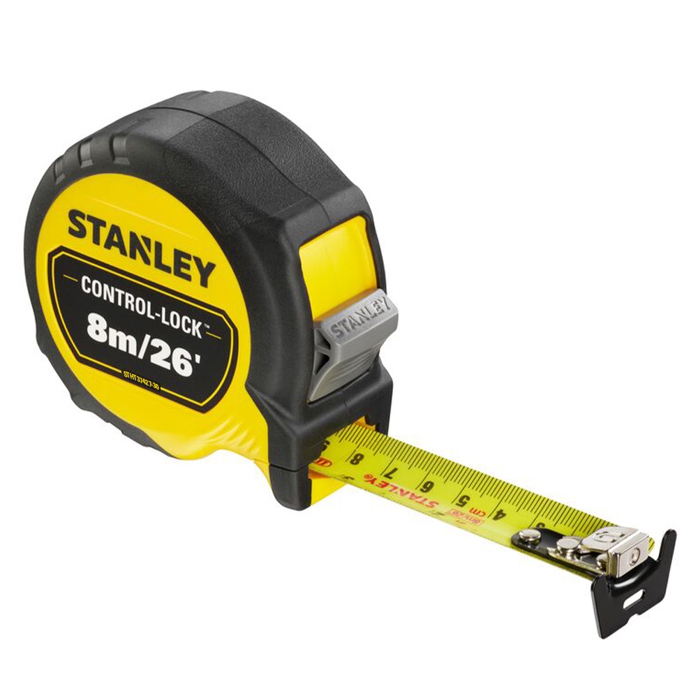 ตลับเมตร Control Lock 8M (มีตะขอแม่เหล็ก) รุ่น STHT37427-30 STANLEY