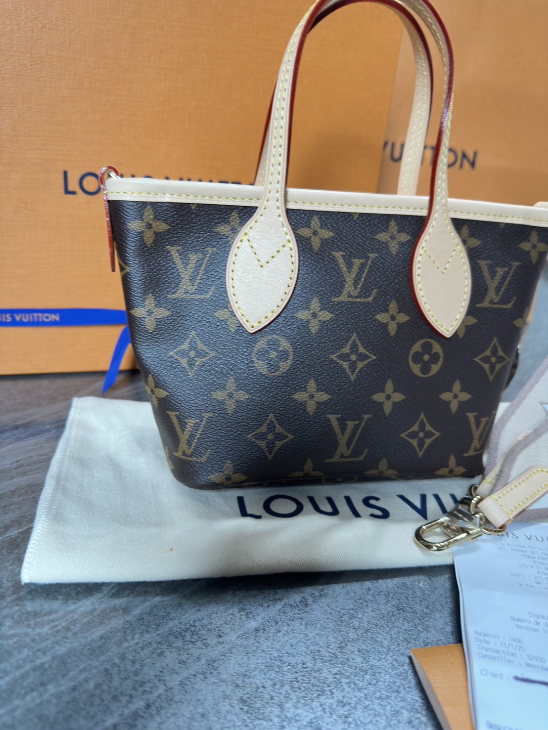 LV Neverfull BB มือสอง