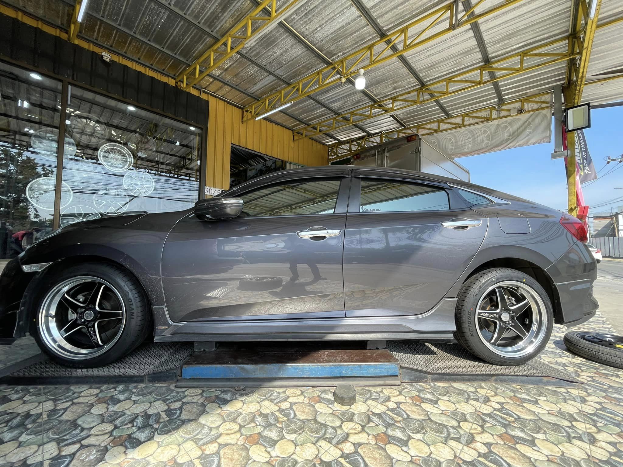 🚘 #HONDA_CIVIC❤️⚡️⚡️ 🛞 #OTANI_KC1000_225/45R18