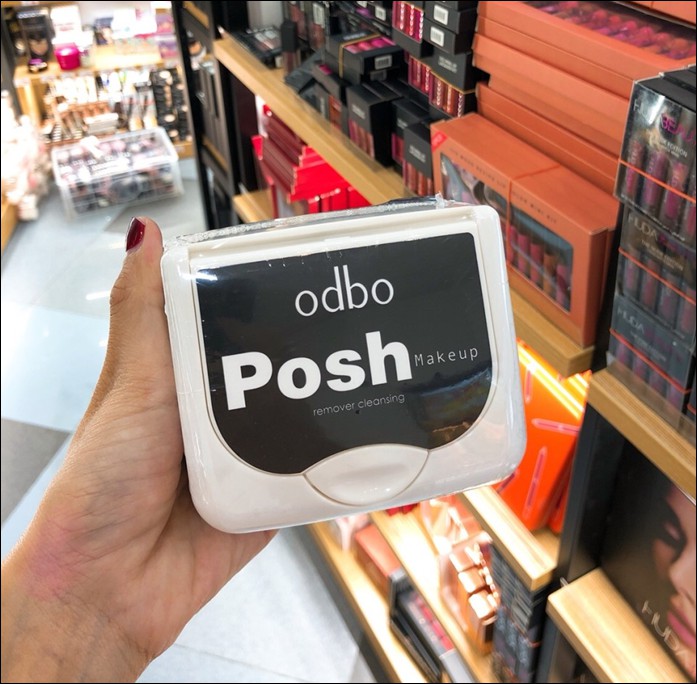 Obdo posh makeup remover cleansing/ โอดีบีโอ พอช เมคอัพ เคล็นซิ่ง 60แผ่น/1ชิ้น