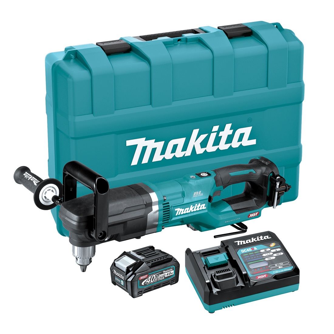 สว่านองศาไร้สาย 40V 1/2" 55N.m No.DA001GM101 MAKITA (รวมแบตเตอรี่และแท่นชาร์จ)