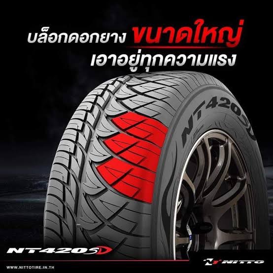 255/50R18 NITTO NT420SD ยางลายซิ่ง สปอร์ต สมรรถนะสูง ยางใหม่ปี2022