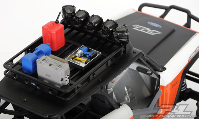 PRO-6084-00 Rectangular Scale Off-Road Tubular Roof Rack for 1:10 Crawlers and Monster Truck