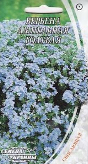 เวอร์บีนา สีฟ้า-น้ำเงิน (Verbena blue) / ซอง 40 เม็ด (Ukraine)