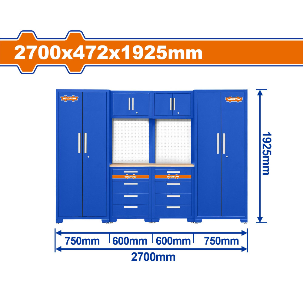 ตู้เก็บเครื่องมือช่าง 6 ชิ้น No.WCS3A06 WADFOW