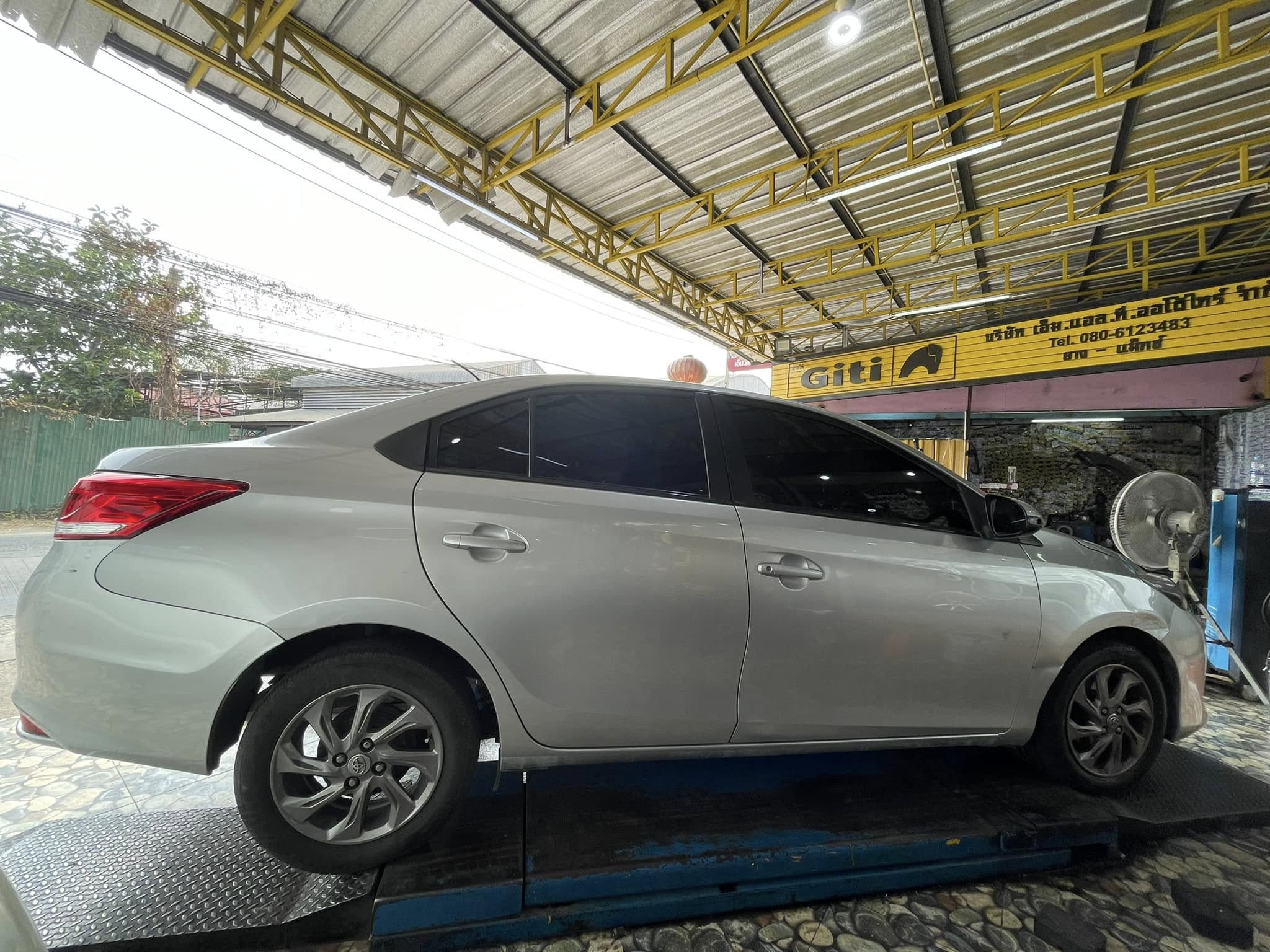 🚘 #TOYOTA_VIOS🛞 เปลี่ยนยาง #OTANI #EK1000 185/60R15