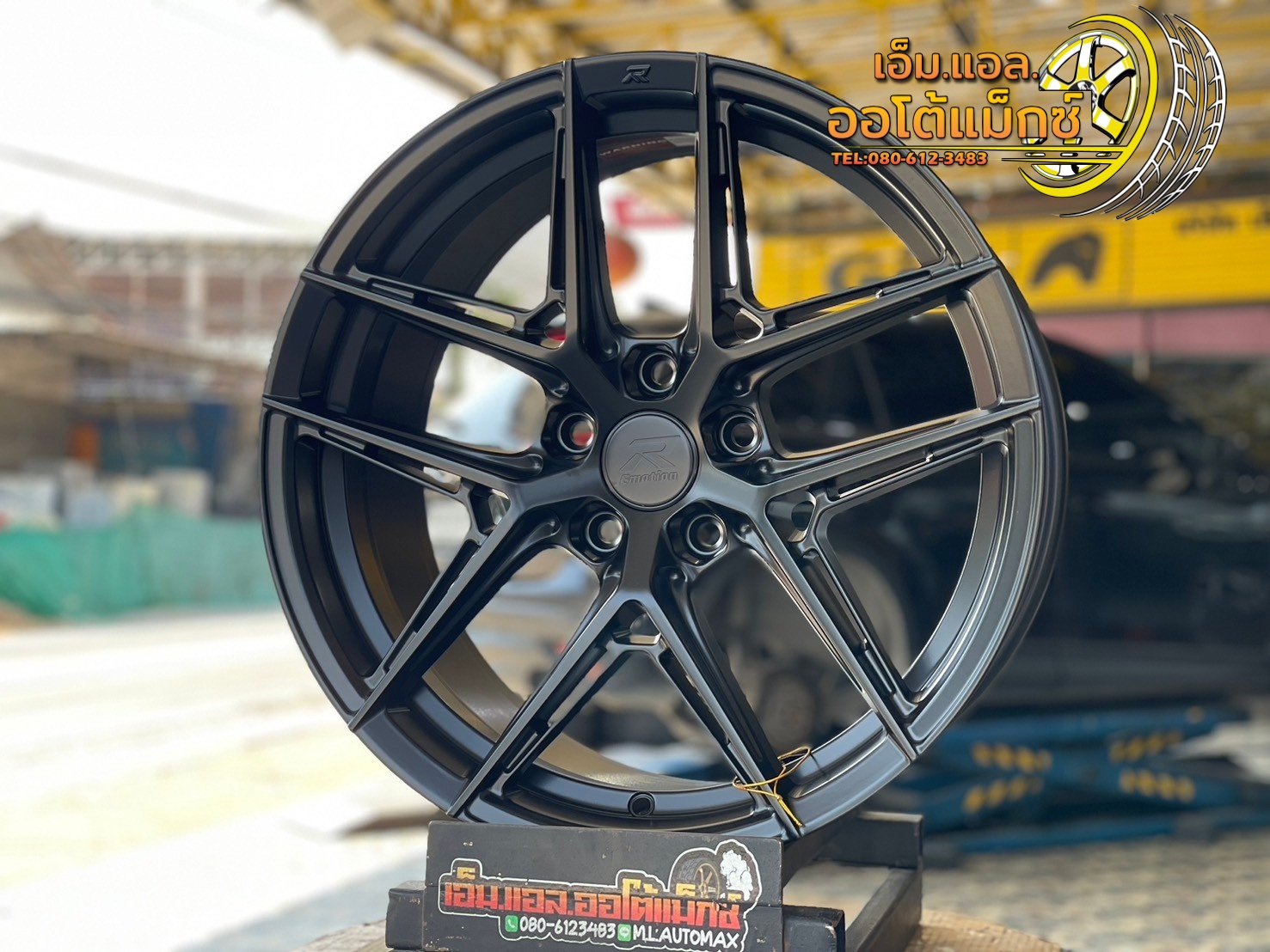 ล้อแม็กซ์ใหม่ ขอบ18 #EmotionR Model #VS2 18x8.5 ET35 5x114.3 สีดำเงา