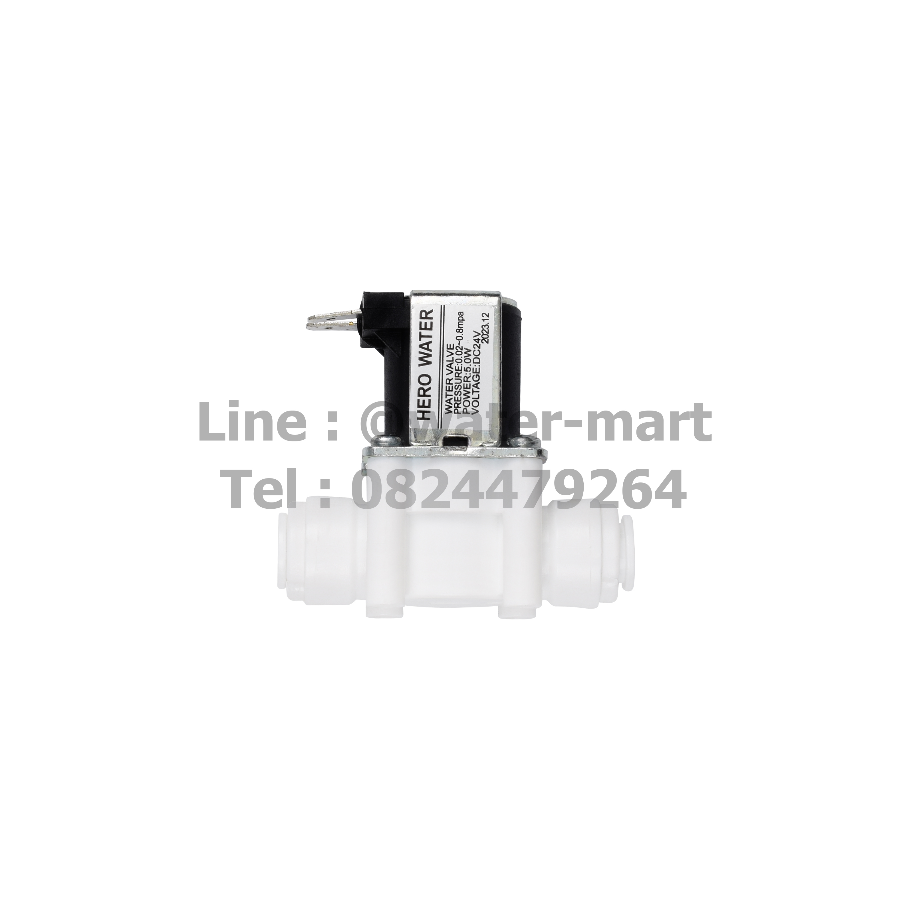 SOLENOID VALVE 24 VDC 3/8", โซลินอยด วาล์ว 24 โวลต์ ขนาด 3 หุน