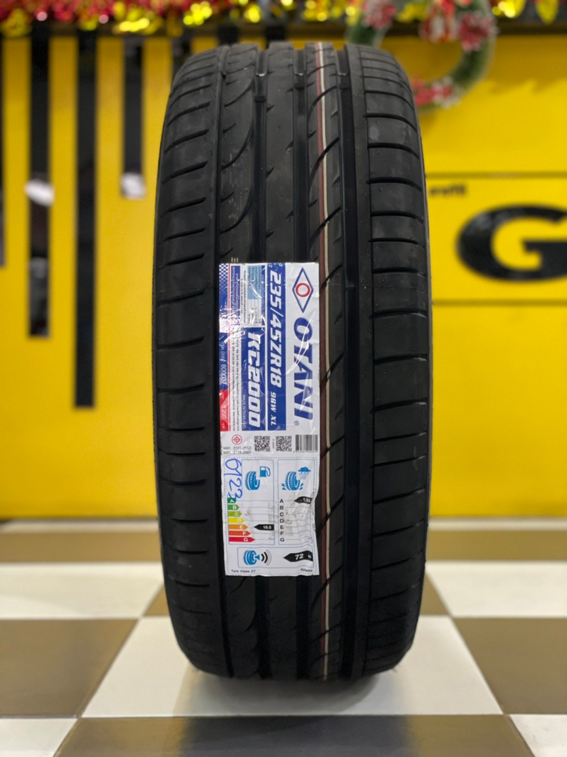 OTANI KC2000 235/45R18 ยางใหม่ปี2023 (ราคาพิเศษสอบถามได้ค่ะ)