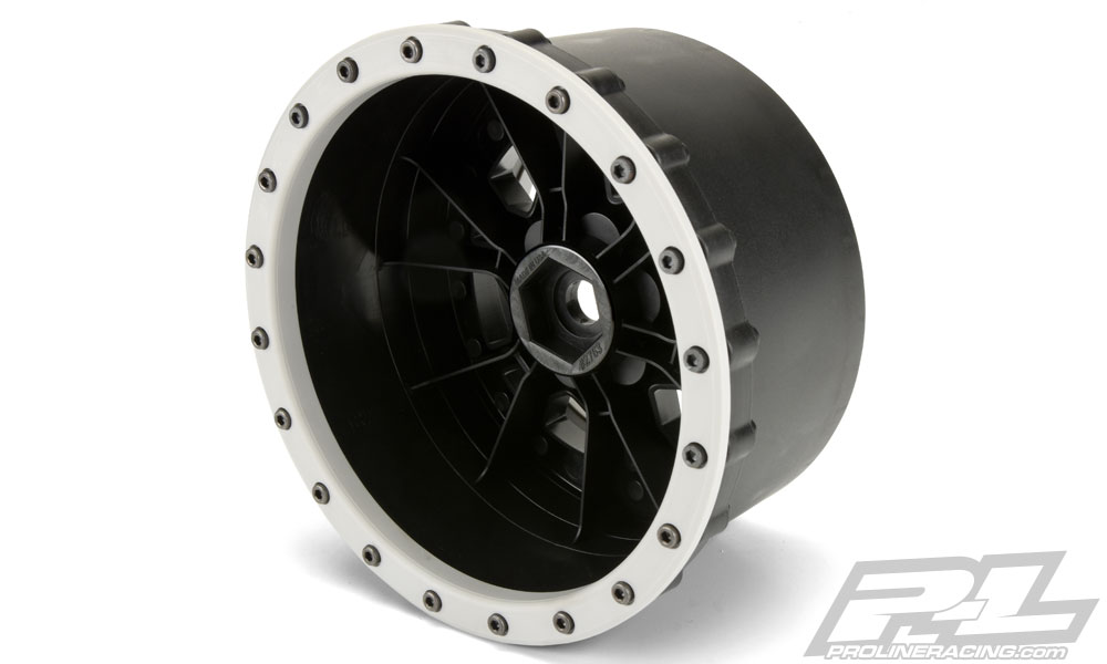 PRO-2763-03 1/5 Impulse Pro-Loc Front/Rear 24mm X-MAXX Wheels (2) Black/Gray