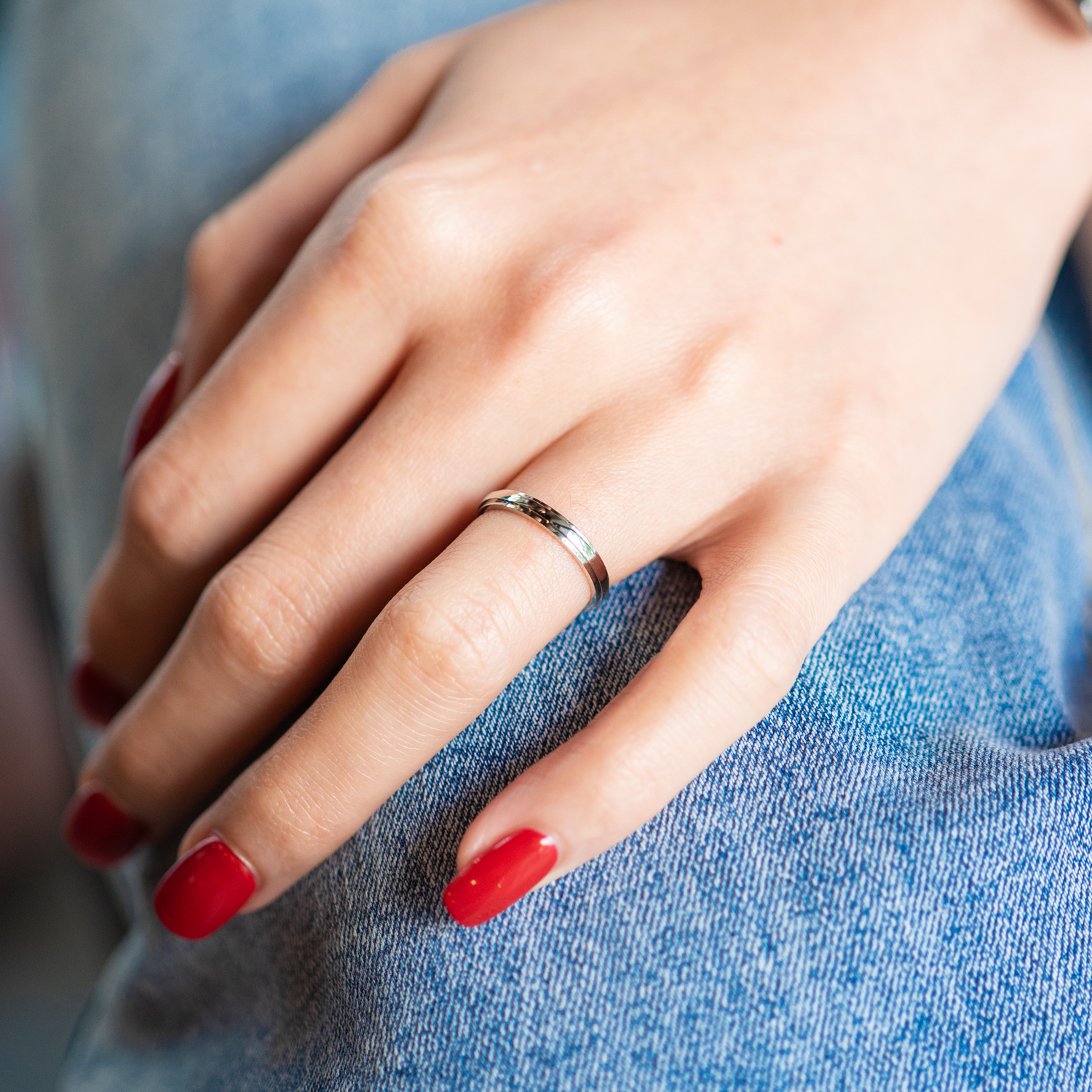 แหวน Cartier D'Amour Band Band Platinum 950 ไซส์48#+การ์ด (Used)