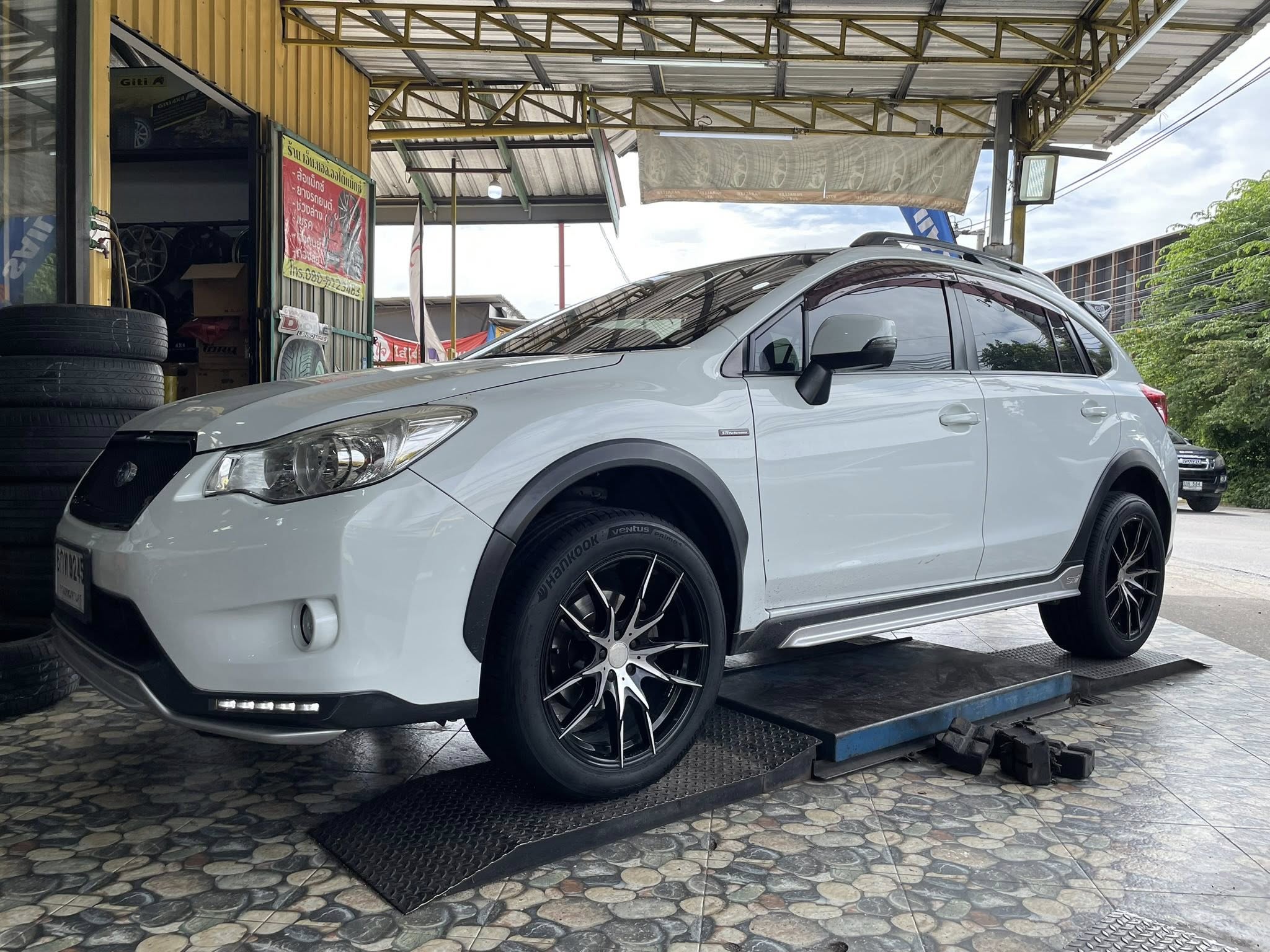 #SUBARU_XV🚘เปลี่ยนยาง 🛞🐘#HANKOOK_K135_235/50R18