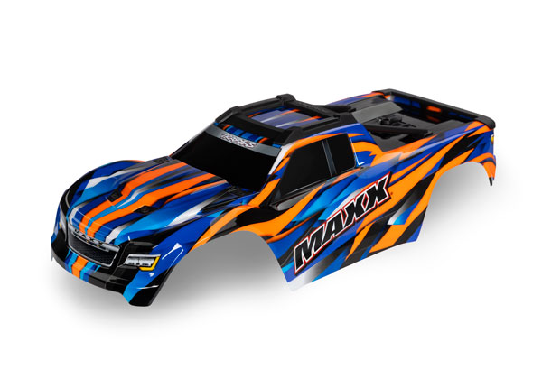 8918T Body, Maxx®, orange (painted, decals applied) (fits Maxx® with extended chassis (352mm wheelbase))