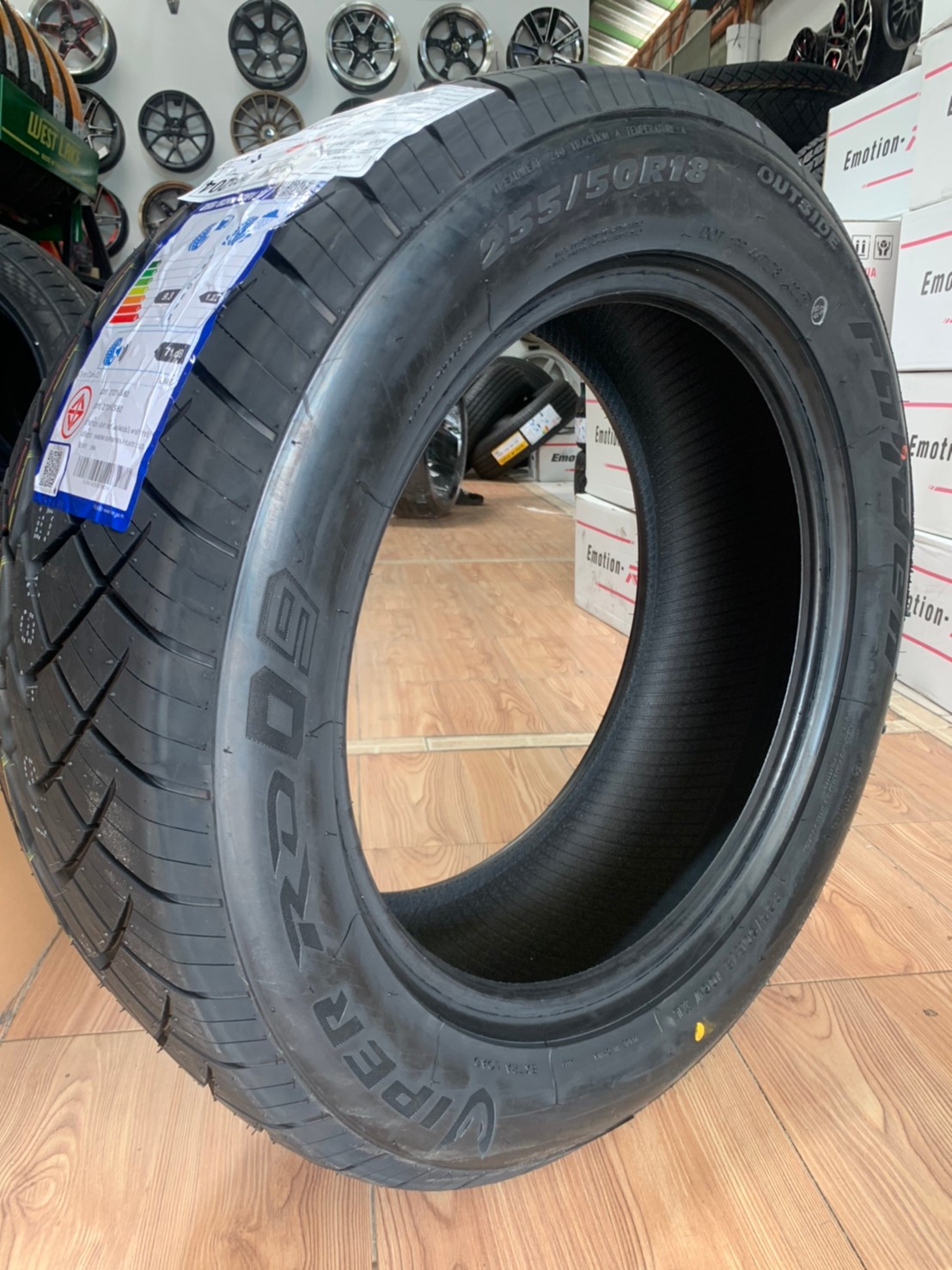 ยางสปอร์ตลายซิ่ง คุณภาพดี RAIDEN VIPER RD09 255/50R18 ยางใหม่ปี2021
