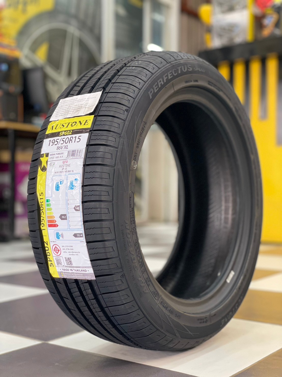 🔥🔥🔥AUSTONE SP602 195/50R15 ยางใหม่ปี2024🔥🔥🔥