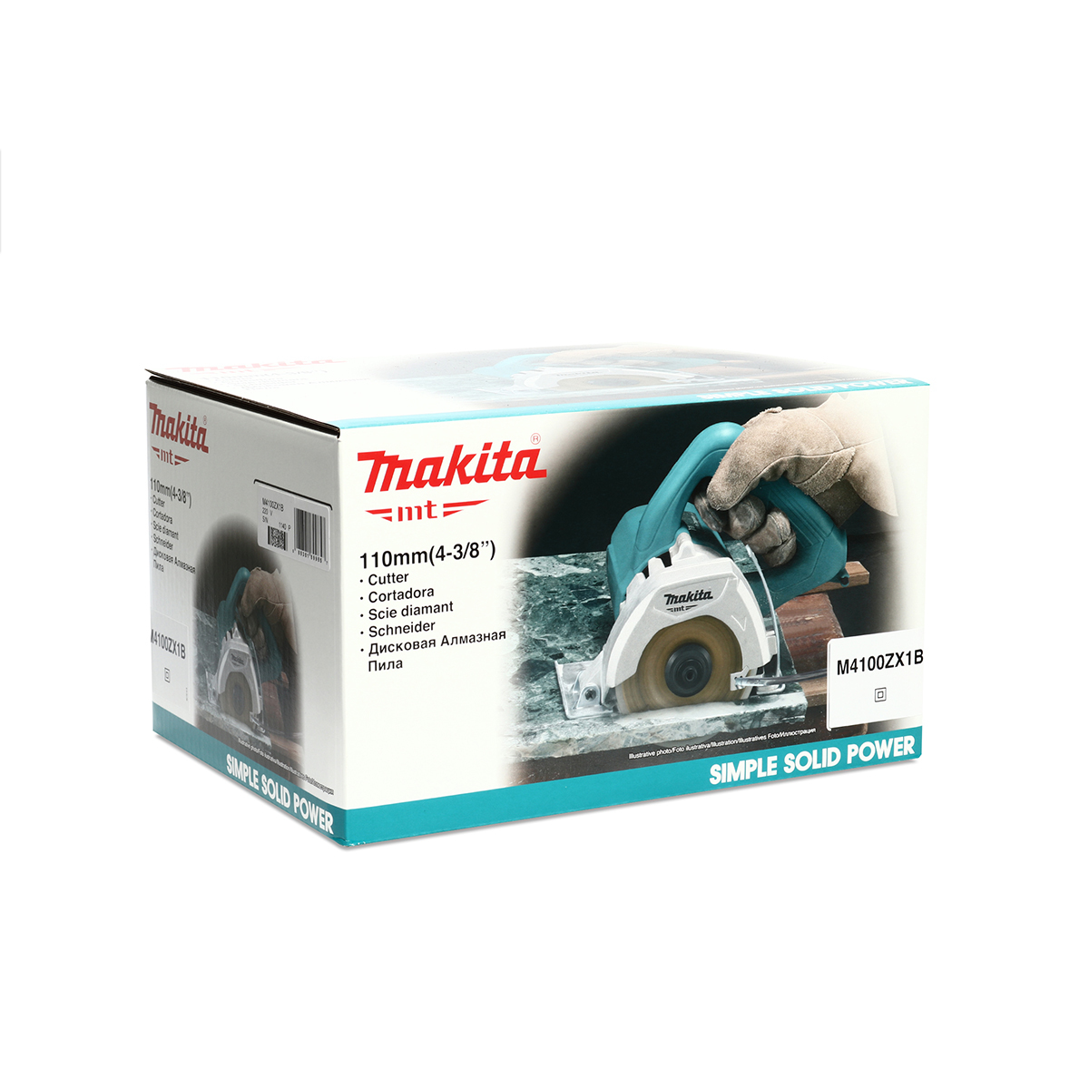 เครื่องตัดไฟฟ้า ขนาด 4 นิ้ว (110 มม.) 1,200W รุ่น M4100ZX1B MAKITA
