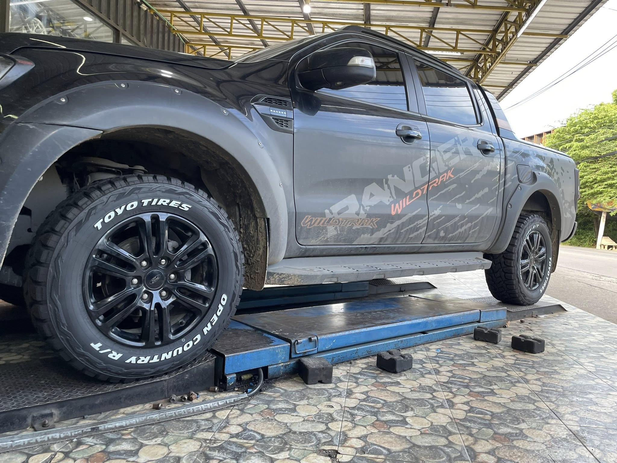 FORD_RANGER🚘 เปลี่ยนยาง 🐘#TOYO_RT_265/60R18