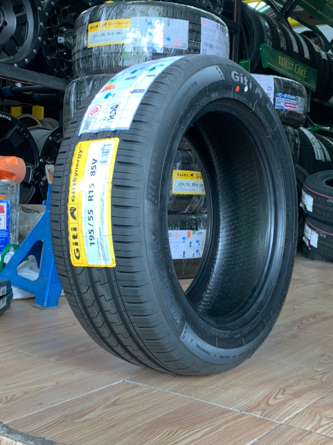 Giti Synergy E1 195/55R15 ยางใหม่ปี2021 ยางคุณภาพดี นุ่มเงียบ มีรับประกัน