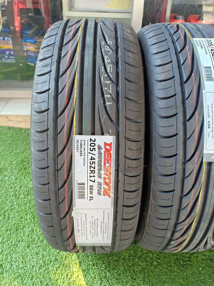 #ยางรถยนต์ #DEESTONE 205/45R17CARRERAS R702