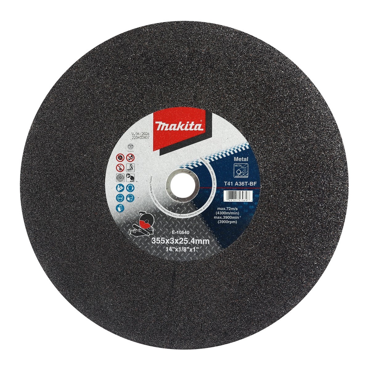 แผ่นตัด 14" ผิวหยาบ รุ่น E-10540 MAKITA