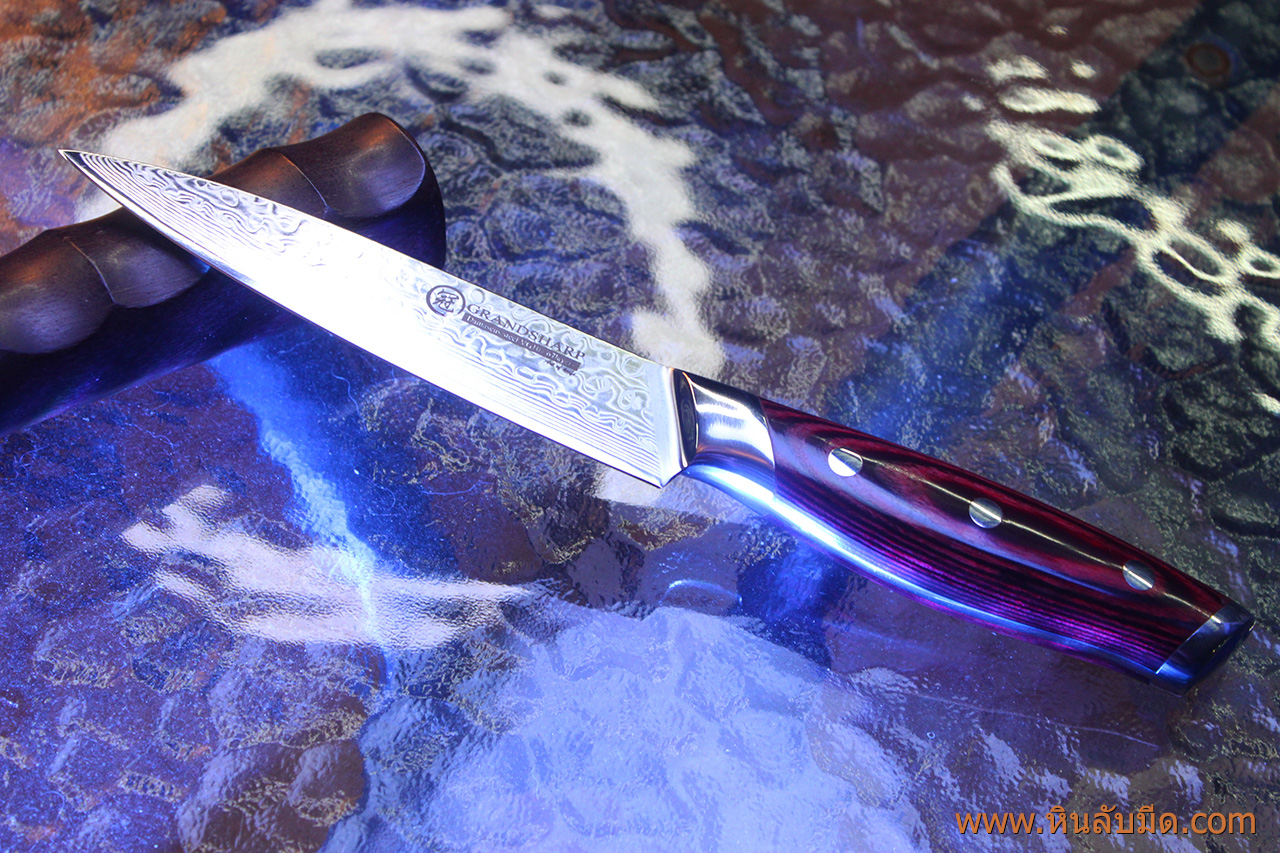 Damascus 5 inches utility knife