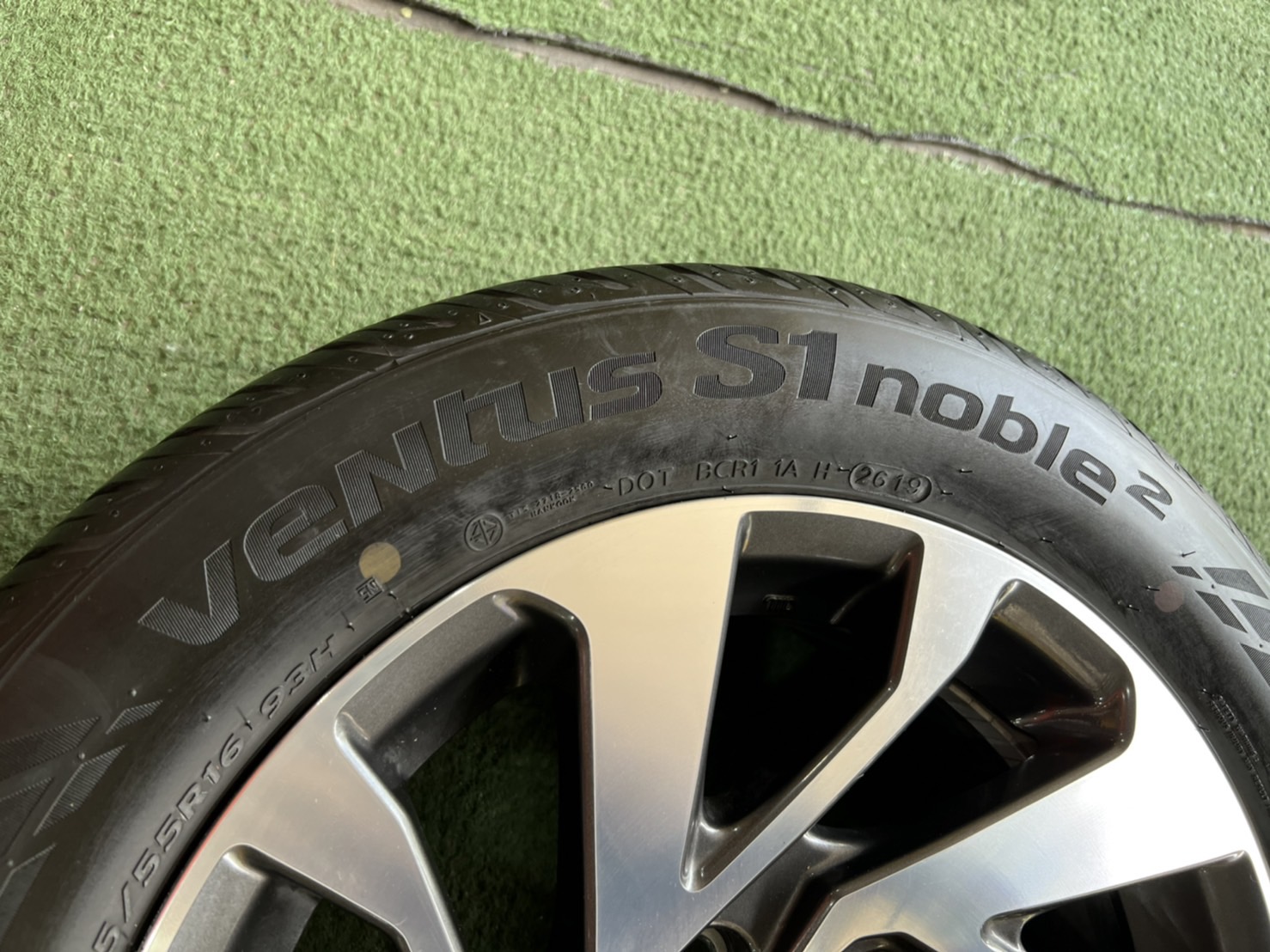 ล้อเดิม Honda Civic ขอบ16 พร้อมยาง Hankook S1 215/55/R16