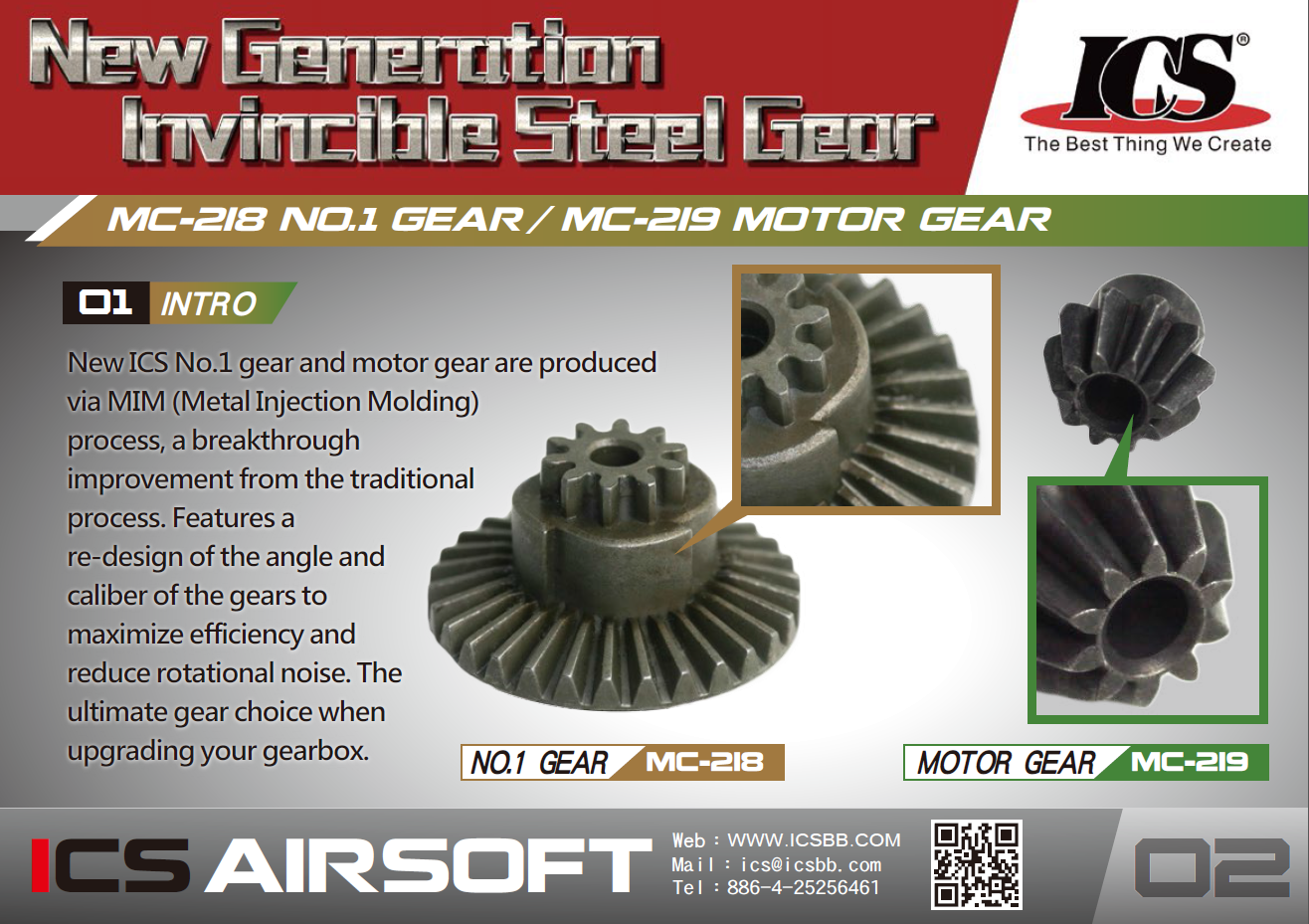 MC-218 BEVEL GEAR (MIM)