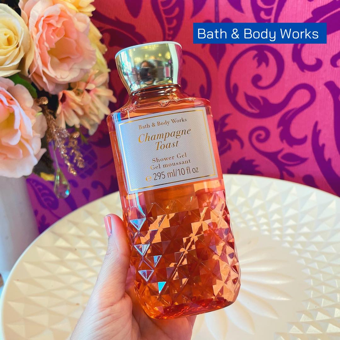 BBW เจลอาบน้ำ ดีงามที่สุด กลิ่น SG champange toast295ml.