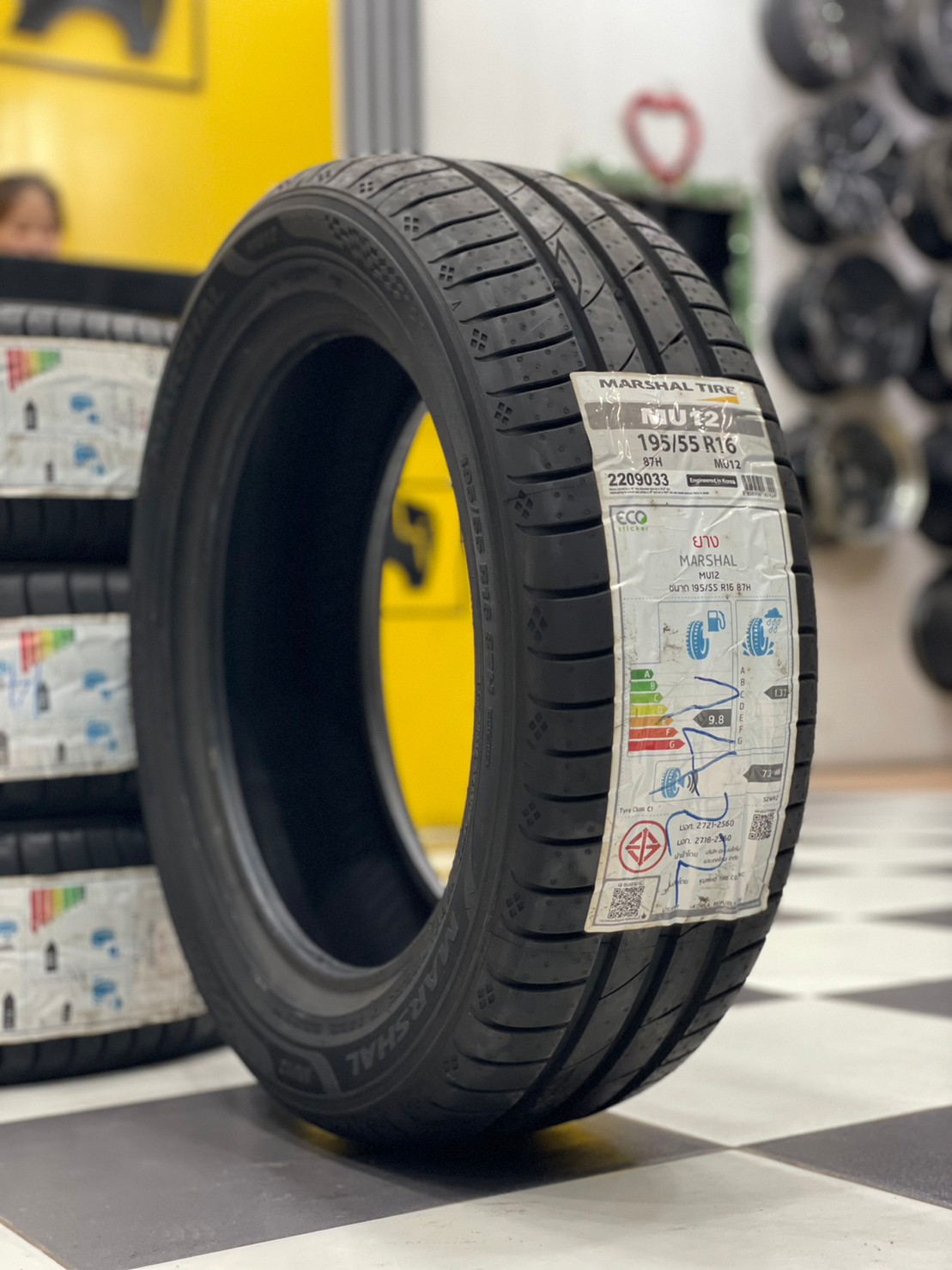 MARSHAL MU12 195/55R16 ยางใหม่ปี2022