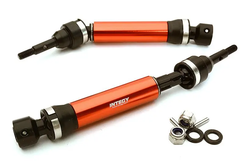 INT-T8559RED XHD V2 Steel Front Universal Drive Shafts for Traxxas 1/10 Slash & Stampede 4X4