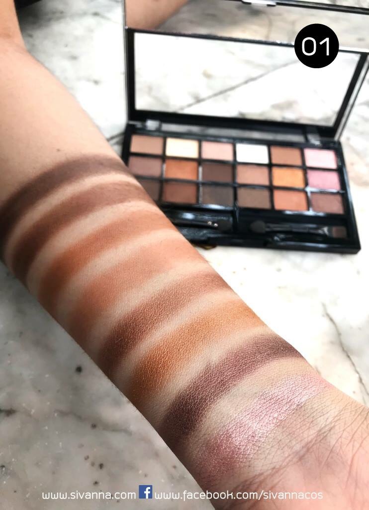 Sivanna Colors HD ULTRA PRO MAKE UP HF209 อายแชโดว์