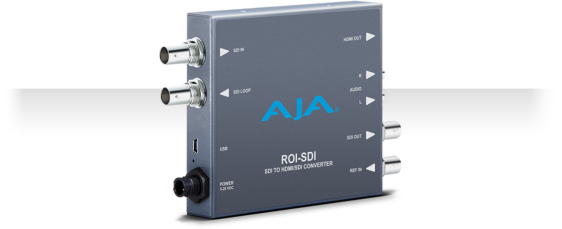 AJA ROI-SDI 3G-SDI to HDMI/3G-SDI Scan Converter with Region of Interest Scaling