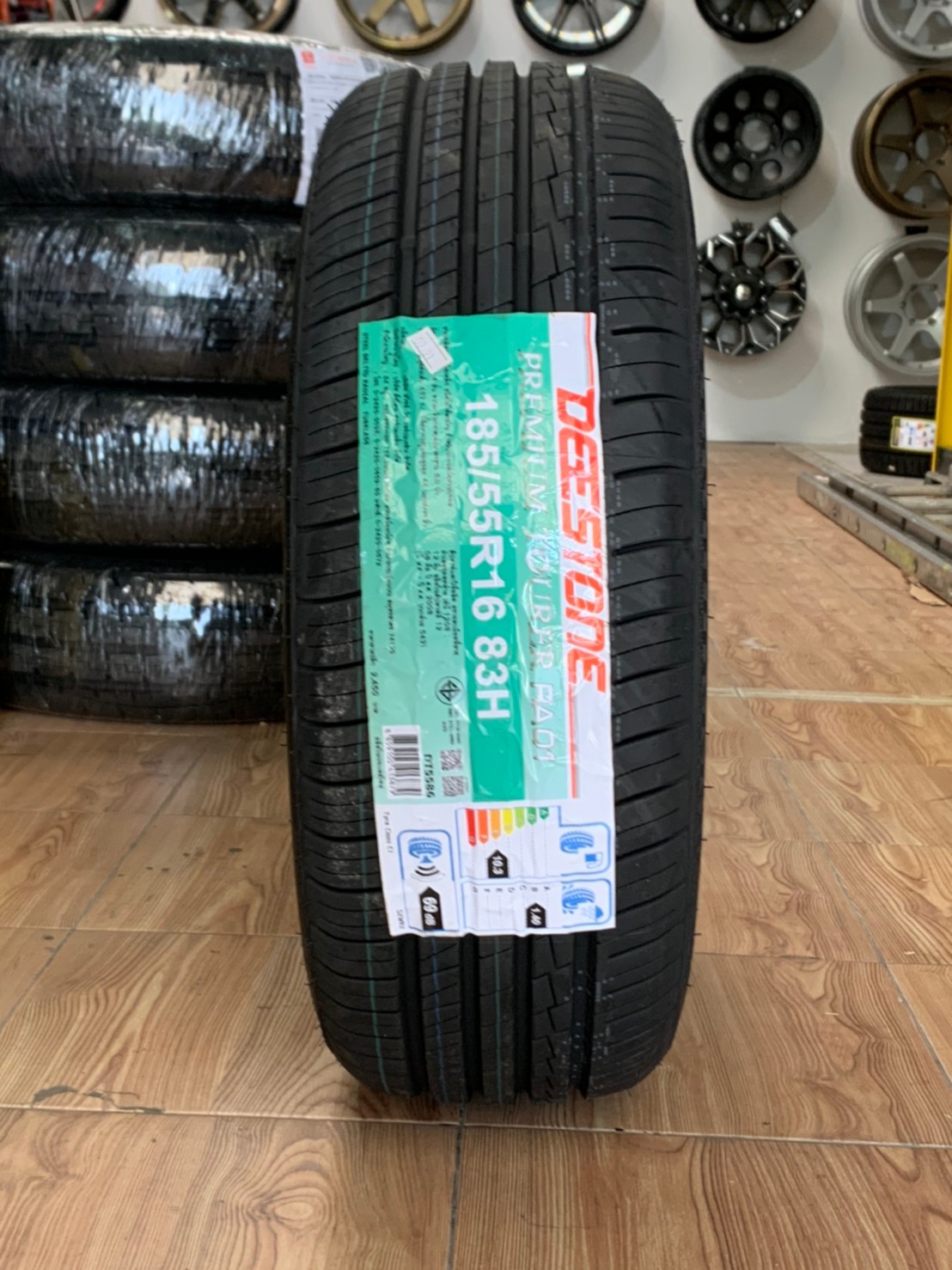 185/55R16 Deestone premium tourer ra01ยางใหม่ปี2021