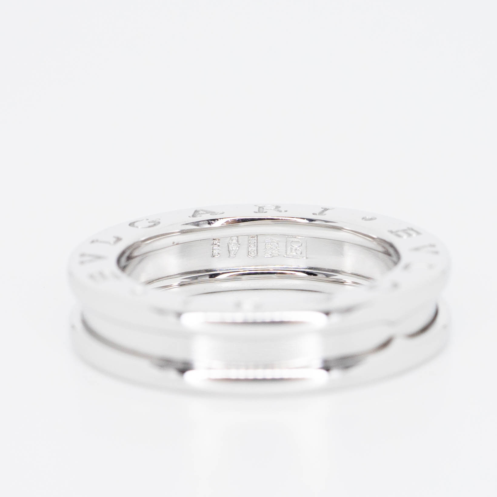 แหวน Bvlgari B.zero1 1band ทองขาว18K ไซส์ 50# (Used)