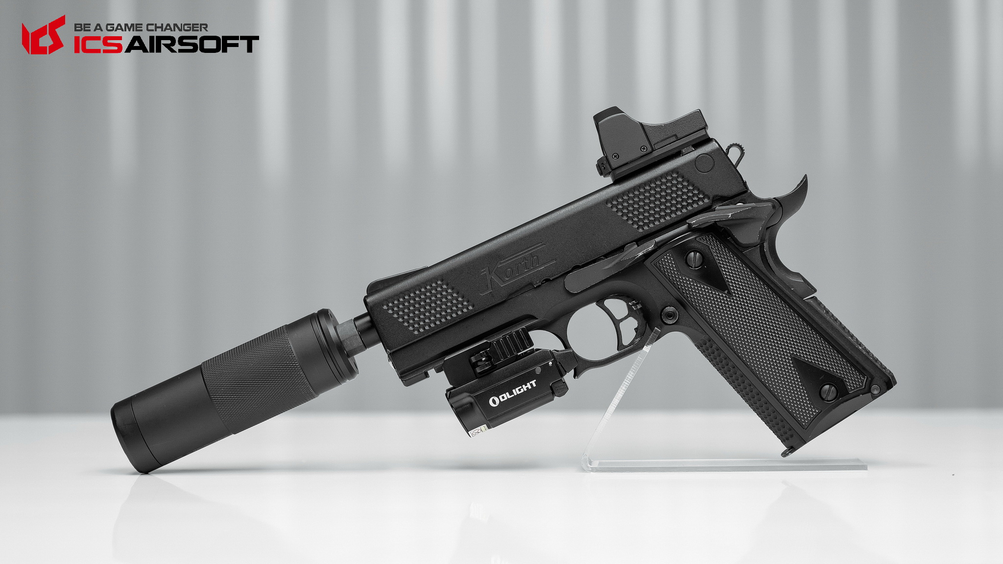 PK-01 เพลทติดดอท ICS รุ่น Korth PRS