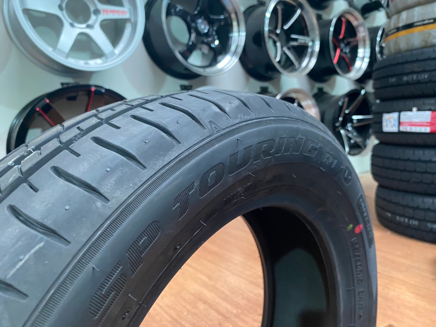 185/60R15 DUNLOP SP TOURING R1 ยางใหม่ปี2020