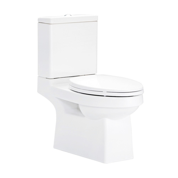 COTTO C1182 โถสุขภัณฑ์ 2 ชิ้น 3/4.5 ลิตร สีขาว
