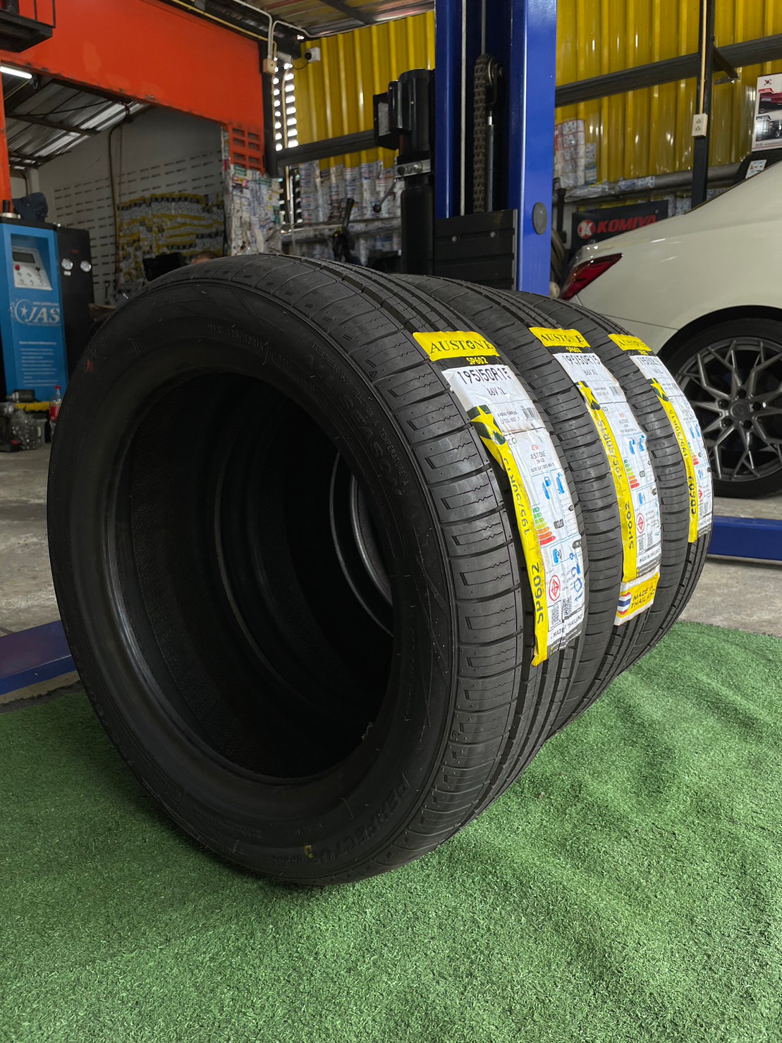 ยางใหม่ยางไทย AUSTONE SP602 195/50R15