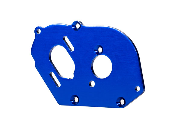 9490 Plate, motor, 6061-T6 aluminum (blue-anodized) (3.2mm thick)