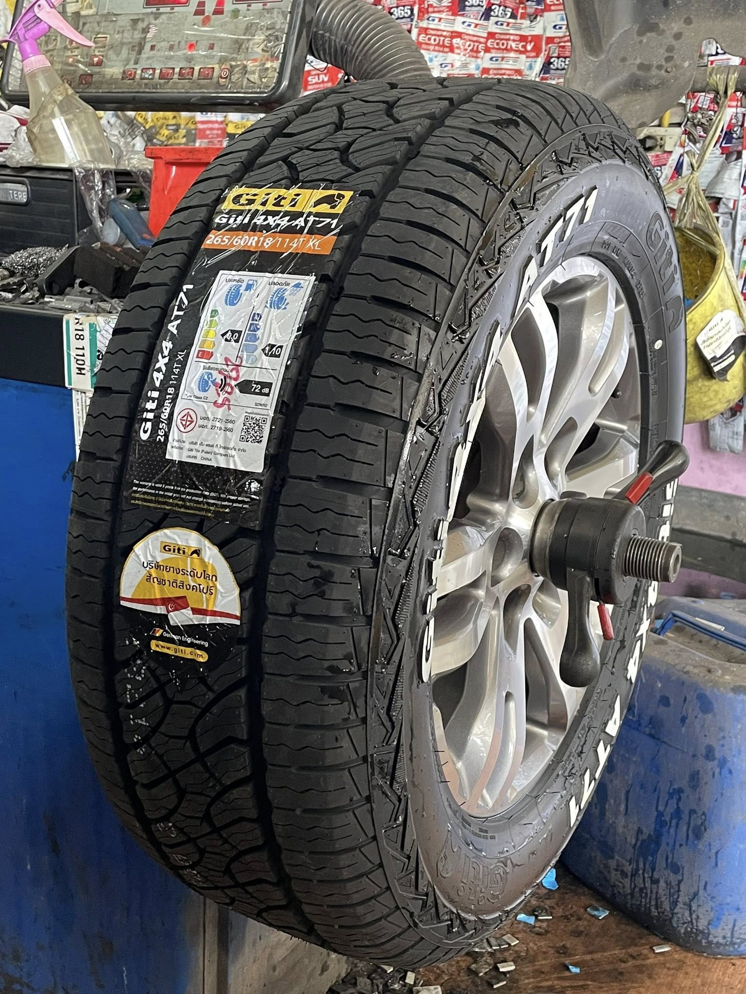 FORD_EVEREST #เปลี่ยนยาง 🛞🐘#GITI_4X4AT71_265/60R18