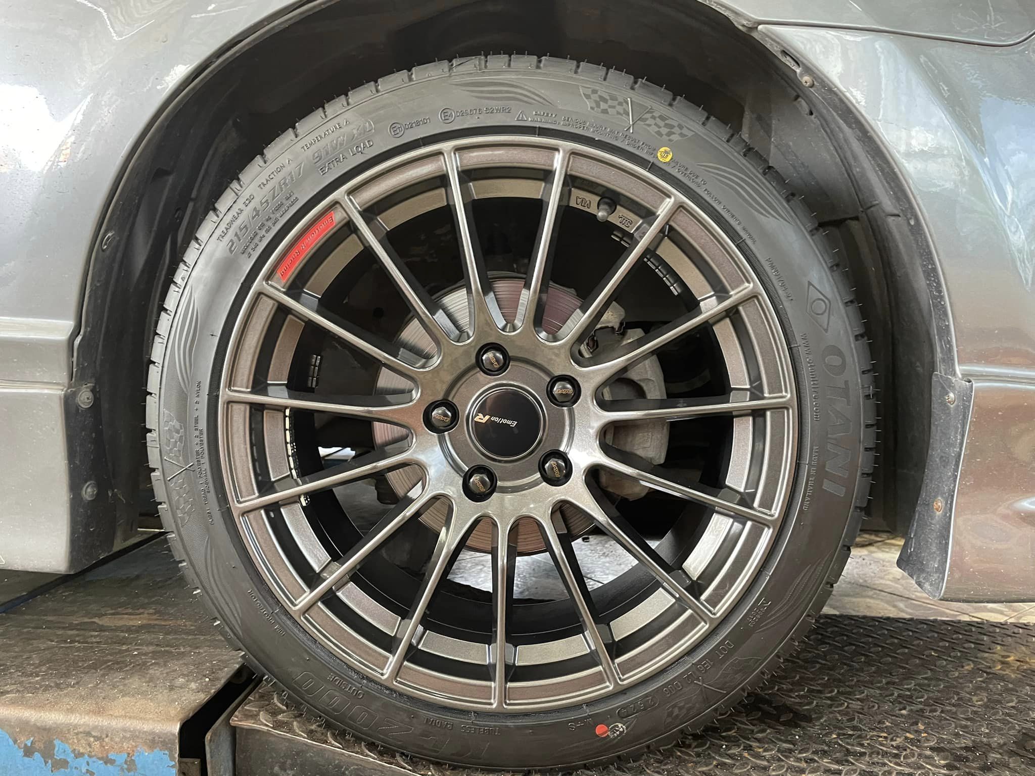 🚘 #HONDA_CIVIC❤️ #ล้อแม็กซ์ใหม่ #EmotionR_RSR 17X7.5 ET35 5X114.3 DG